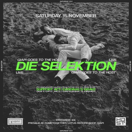 ฮฮนฮฑฯฮฏ x OSM tapes present: Die Selektion(DE) live at The Host