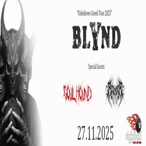BLYND live at Eightball Thessaloniki with Soulhound & Aesemnia