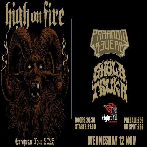 HIGH ON FIRE (U.S.A.) - Paranoid Reverb - Ghola Tsuka