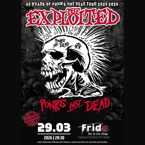 The Exploited (UK) live ฯฯฮทฮฝ ฮ ฮฮคฮกฮ