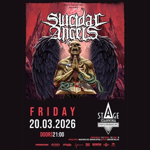 SUICIDAL ANGELS  LIVE AT STAGE IOANNINA!