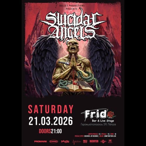 SUICIDAL ANGELS  LIVE AT FRIDA STAGE, PATRA!