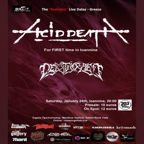 ACID DEATH + DEATHCRAEFT LIVE AT STUDIO 203 , IOANNINA