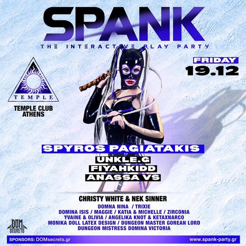 SPANK the interactive play party - Xmas Intro event at Black Temple