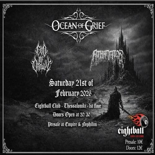 OCEAN OF GRIEF / END OF DAWN / ATHANATOS Live at @Eightball , Thessaloniki