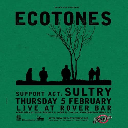 ECOTONES Live @ Rover || THU 5 FEB || Special Guests: SULTRY
