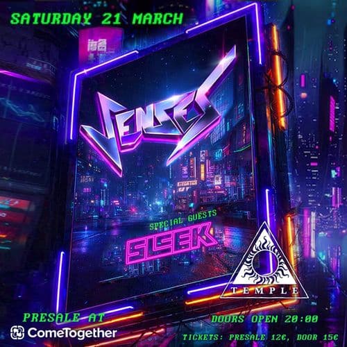 SENSES โ Live, ฮฃฮฌฮฒฮฒฮฑฯฮฟ 21 ฮฮฑฯฯฮฏฮฟฯ
2026 | Black Temple, ฮฮธฮฎฮฝฮฑ, Special Guests: Sleek