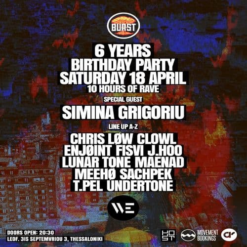 BURST 6 YEARS BIRTHDAY PARTY