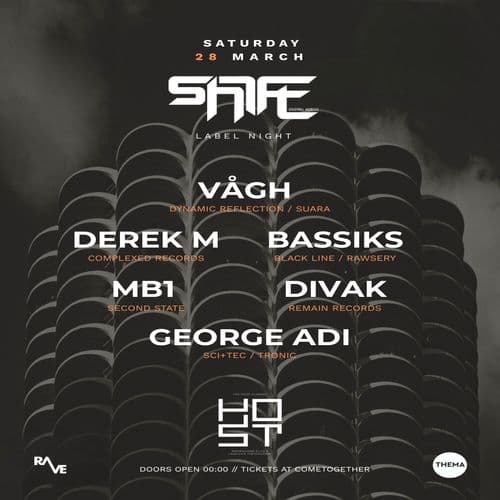 SHIFT label night at the HOST