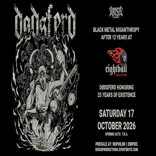 DรDSFERD Live in Thessaloniki - Black Metal Misanthropy after 12 years at 8ball club